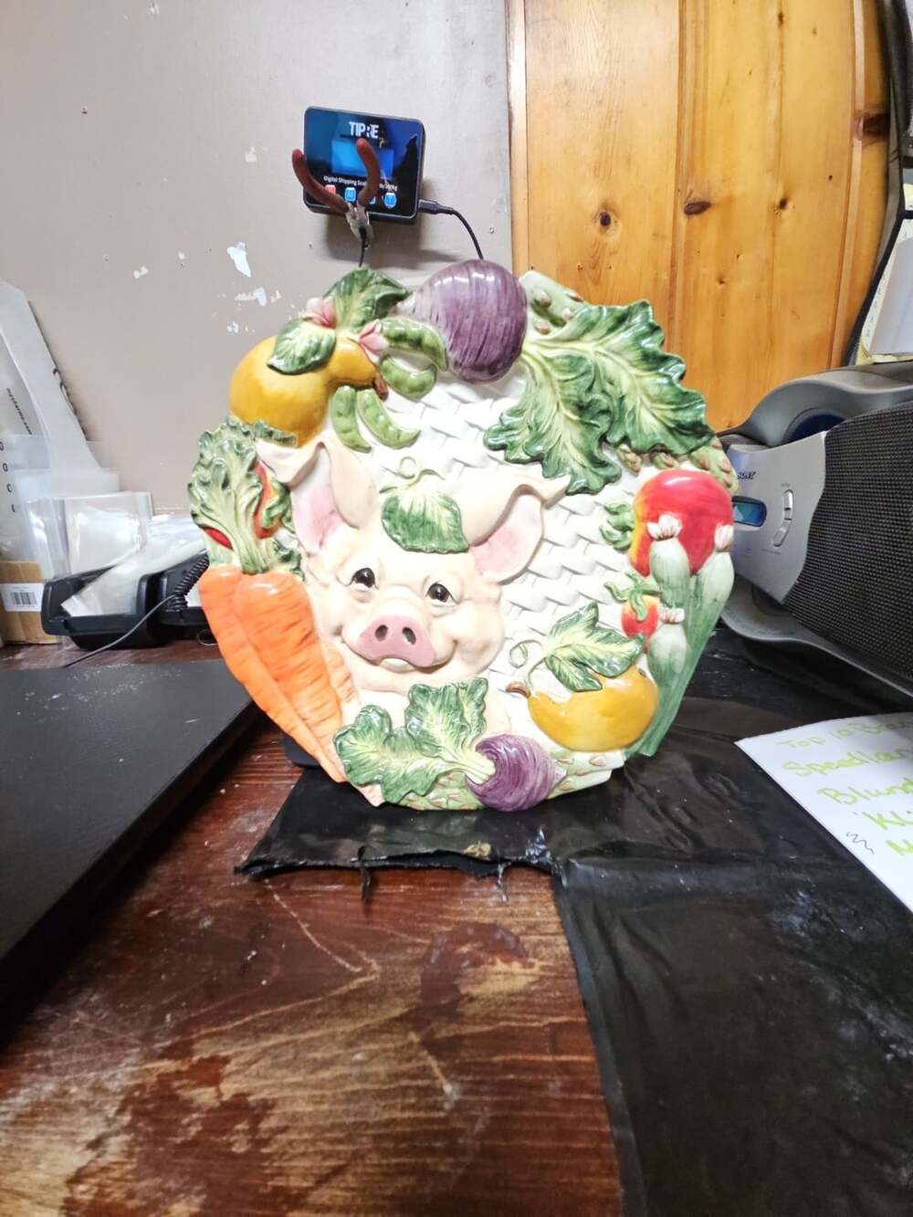 Fitz And Floyd Percy The Pig Platter